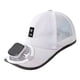 thumbnail image 1 of Gorra de béisbol con ventilador solar para mujer y hombre, ajustable, versátil, para deportes, viajes y playa. Blanco, 1 of 7