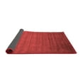 thumbnail image 2 of Ahgly Company Indoor Round Abstract Red Contemporary Area Rugs, 6' Round, 2 of 4