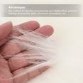 thumbnail image 4 of Unique Bargains Faux Fur Fabric Square, 10x10 Inches Furry Fur Patches Plush Rug White 3Pcs, 4 of 5