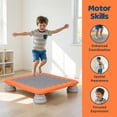 thumbnail image 2 of Yedigre Mini Trampoline for Kids, Indoor Bouncing Board with Non-Slip Base, Sensory Balance Jumping Toy Gift for 3-12 Boys Girls, Max Load 200 lbs, 2 of 10