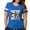 Royal Blue, variant on CafePress - 50Th Birthday Oldometer T Shirt - Womens Football Shirt