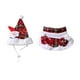 thumbnail image 3 of Gorro de Papá Noel para mascotas con bufanda. Lindo disfraz navideño para mascotas, ideal para festivales y eventos. M, 3 of 9