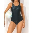 thumbnail image 3 of Charmo Printed 1 Piece Swimwear Athletic Training Swimwear Slim Bathing Suits, 3 of 7