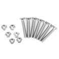 thumbnail image 1 of Sujetador 340 piezas M3 cabeza hexagonal con cabeza plana de acero inoxidable ANGGREK Otros, 1 of 8