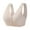 A, variant on 2DXuixsh Large Size Bras Womens No Steel Ring Front Close Bra T Back Plus Size Unlined Bra for Large Bust Lingerie for Women A Size 42