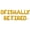 Gold, variant on Letter Balloons - OFISHALLY RETIRED 16" Inch Alphabet Letters Foil Mylar Balloon Retirement Party Banner (Red)