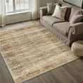 thumbnail image 3 of BERTHMEER 4'x6' Washable Area Rugs for Entryway Entrance Kitchen Bedroom Office Rugs Non Slip Vintage Traditional Oriental Distressed Throw Rugs,Blue Brown, 3 of 7