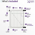 thumbnail image 4 of 5ft H x 4ft W (1 Gate) No Dig WamBam Windsor Gate Kit, BL19108, 4 of 4