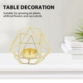thumbnail image 4 of 8x Candelabros Candelita de Metal Geométrico Dorado para Decoraciones de Sala de Estar Y Baño, 4 of 5