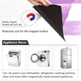 thumbnail image 4 of Yayeee Magnetic Dishwasher Cover for The Front Decoration Home Kitchen Machine Sticker Protector, Purple and White Pattern, 4 of 6