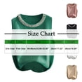 thumbnail image 3 of Staron Summer Sleeveless Tops for Women Casual Round Neck Solid Color Layering Tank Top Basic Comfy Loose Streetwear Fashion Tee, Black FREE SIZE, 3 of 6