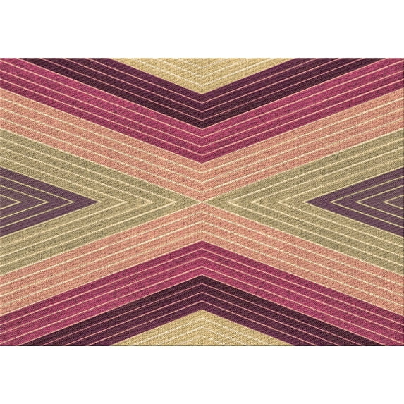 Ahgly Company Machine Washable Indoor Rectangle Transitional Brown Sand Brown Area Rugs, 8' x 12'