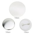 thumbnail image 3 of Badge Making Materials, Badge 100 Sets 37mm Badge Pin Diy Kit  For Crafts Materials, 3 of 8