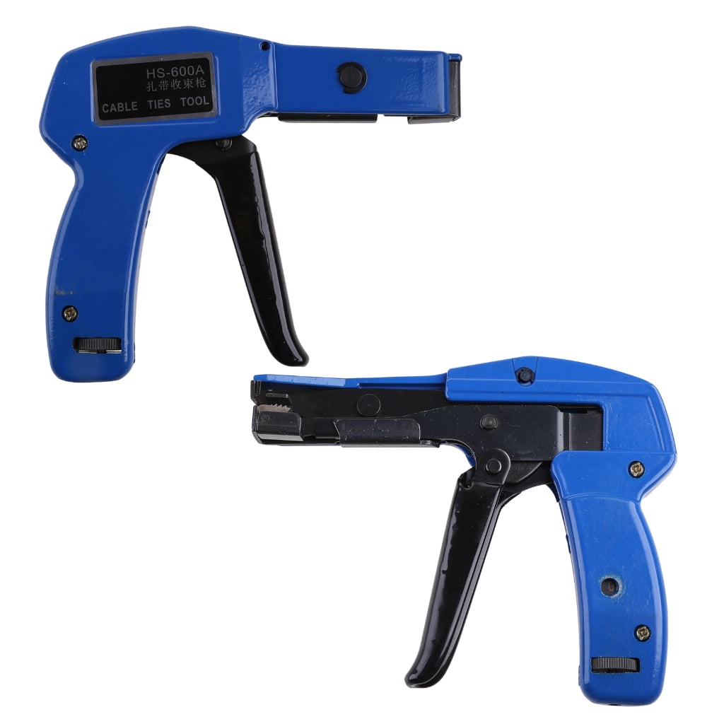 Professional Zip Tie Automatic Tensioner Cutter Pilers with Steel Handle Nylon Ties Cable Management Fastening Clamping Cutting Tool for 2.4mm-4.8mm Wire