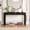 Black, variant on YWEN 52" Console Table with 3 Drawers, Rustic Entryway Table with Curved Corners, Narrow Long Sofa Table for Living Room, Hallway, Entrance, Behind Couch, Foyer, Sturdy Thick Legs