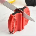 thumbnail image 2 of Mini Dual-sided Knife Sharpener, Portable Outdoor and Kitchen Tool for Quick Knife Sharpening, 2 of 9
