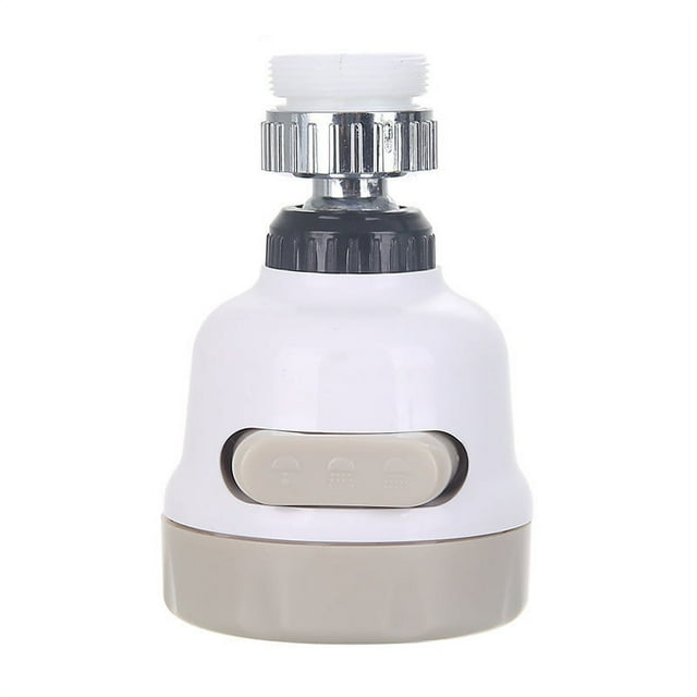 Queilt Pcs Robinet Aérateur - Universel & Réglable / Rallonge de Robinet de Cuisine - Multiples Modes / Adaptateur Rotatif Économiseur d'Eau - Kit Économique / Installation (3 en 1 Standard)