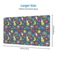 thumbnail image 3 of Kdxio Cartoon Space Print Large Gaming Mouse Pad,Non-Slip Base,Water Resist Keyboard Pad for Gamer,Office & Home,29.5 x 15.8 in, 3 of 9