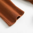 thumbnail image 6 of Turilly Women's Solid V-neck Sweaters with Loose Drawstring Pullover Knitted Sweater Tops, 6 of 6
