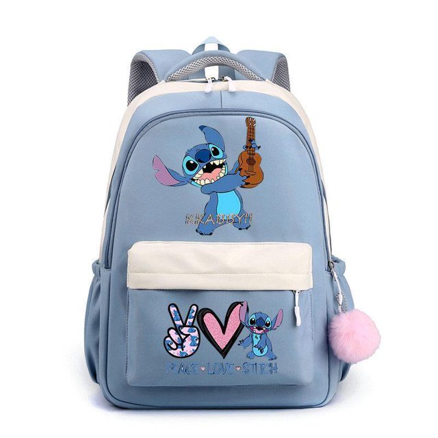 Mochila De Lilo And Stitch para mujer, morral impermeable a la moda para chicas adolescentes, mochila escolar, bonita mochila de viaje para estudiantes