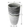 thumbnail image 2 of Open Box Algreen Acerra 12x20" Yard & Patio Vase Garden Planter, Marble Print, 2 of 9