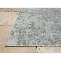 HR Waterproof Abstract Outdoor Rug - Stain and Fade-Resistant - Gray/Multicolor