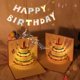 thumbnail image 3 of 3d Birthday Cards, 1 Pack Color Changing Light & Auto Play Music Happy Birthday Cake Card, 3 of 3