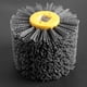 thumbnail image 3 of Rodillo de alambre abrasivo de desbarbado de 100 mm Abrasivos Rueda de cepillo de alambre Cabezal de cepillo redondo Herramienta de pulido para lijadora de ruedas Muebles Taladro ANGGREK Otros, 3 of 8