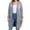 Gray, variant on Nokdvo Plus Size Zip Up Hoodie for Women Long Hooded Tunic Sweatshirts Long Sleeve Plus Size Fall Jackets Athletic Casual Solid Color Cardigan Coat Black 5XL