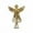C, variant on Xuniizn Crystal Angel Tree Topper with Light-Up Feature, Elegant Christmas Tree Top Decoration for Home and Office, Plastic, Gold