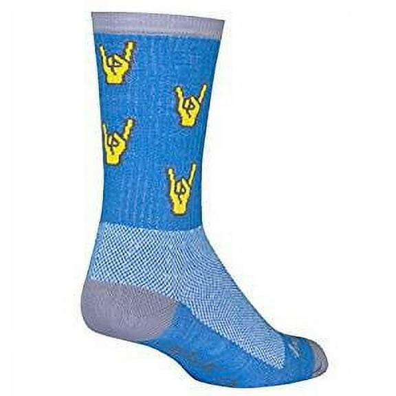 Socks - Sockguy - Crew - Rock On S/M Cycling/Running