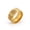 Gold, variant on Simple Corrosion Flower Hanging Tassel Pattern Stainless Steel Ring