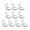 thumbnail image 2 of Juego de 10 anillos para uñas Halal Yuyangstore plata, 2 of 8