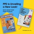 thumbnail image 2 of miduoudo-10 Sheets Inkjet Clear Transparent Self Adhesive Sticker Paper 8.5x11 Full Sheet Photo Quality Instant Dry Scratch and Tear Resistant (-39-10), 2 of 4