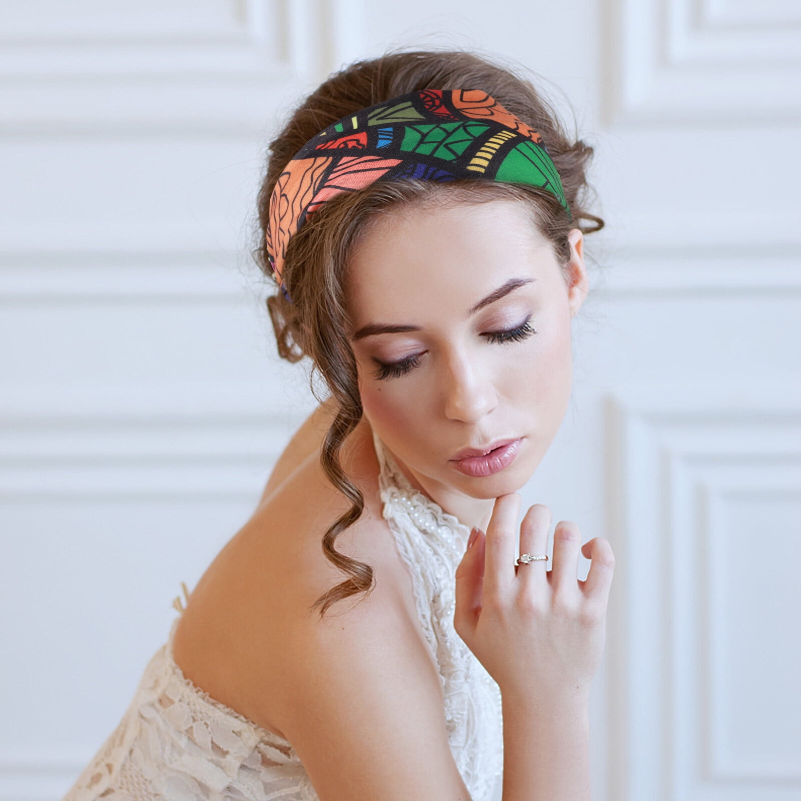 kurtrusly Ethnic Style Hair Band Portable Foldable Headband Strap