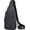 black, variant on Men's Multi-Functional Sling Bag, Water-Resistant Crossbody Bag for Travel & Daily Use