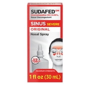 Sudafed Sinus Severe Original Nasal Spray Decongestant, 1 fl. oz