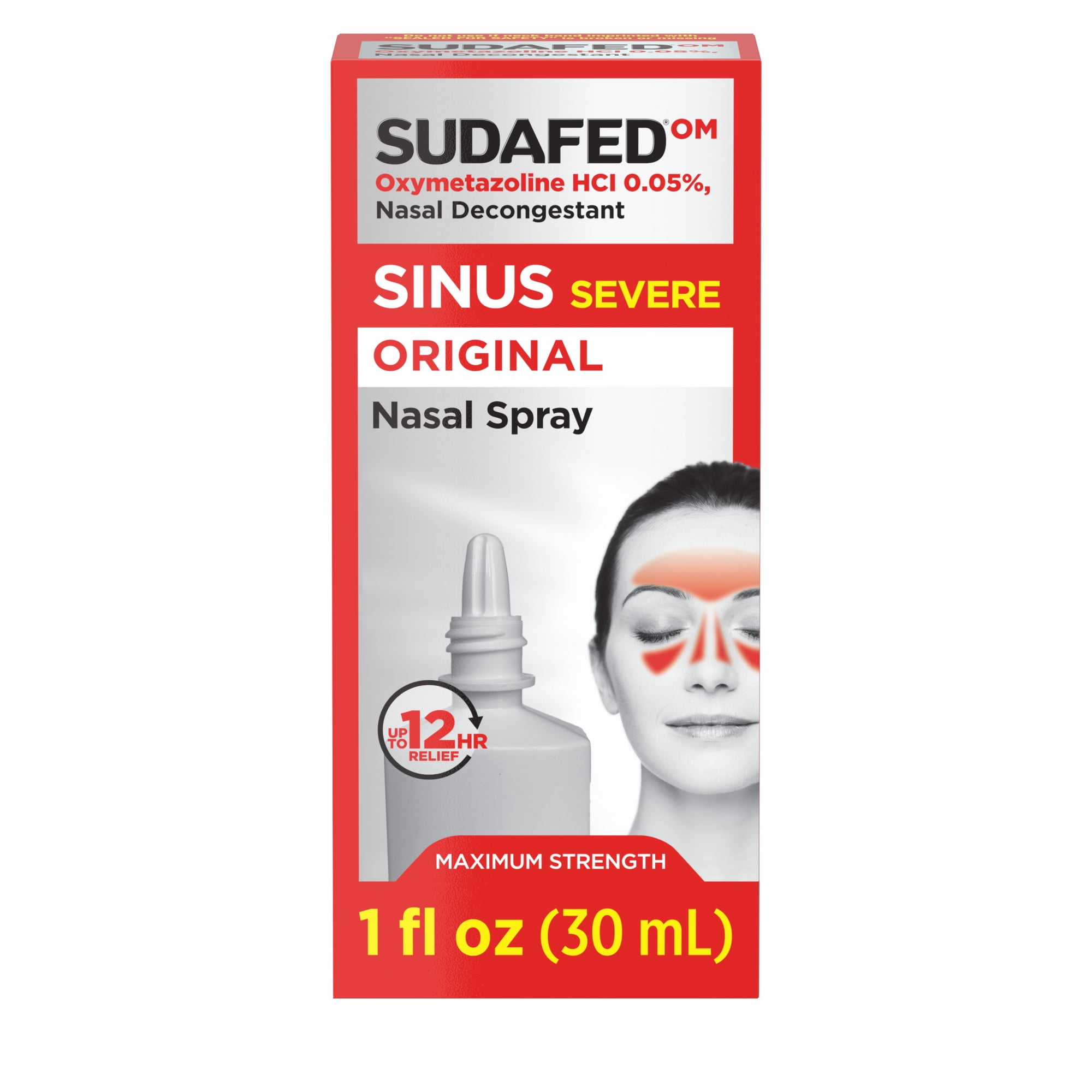 Sudafed Sinus Severe Original Nasal Spray Decongestant, 1 fl. oz