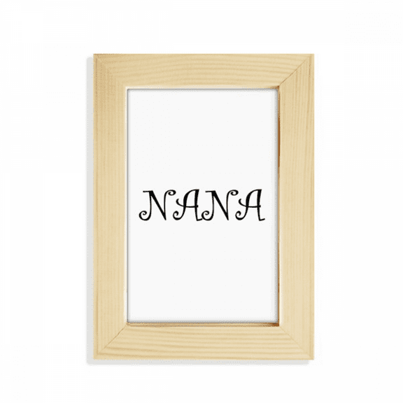 Grandma Letters Nana Present Pattern Desktop Display Photo Frame Picture Art Painting 5x7 inch
