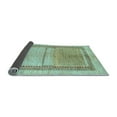 thumbnail image 2 of Ahgly Company Indoor Rectangle Oriental Light Blue Modern Area Rugs, 8' x 10', 2 of 4