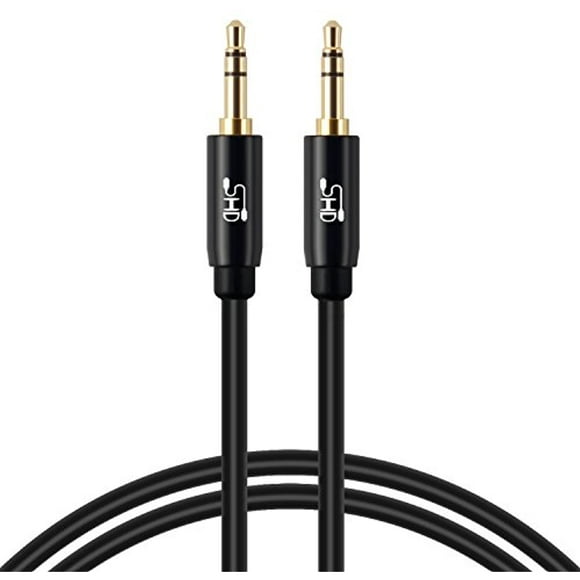 Aux Cable,SHD 3.5mm Audio Cable Aux for Car Auxiliary Audio Stereo Cable 3.5mm Cord Premium Sound Dual Shielded with Gold Plated Connectors-3Feet