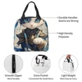 thumbnail image 3 of Naloa Exotic Blue Cat Print Lunch Box for Women Men,Insulated Lunch Bag,Lunchbox,Thermal Leakproof Cooler,Reusable Lunch Tote Bag for Work School Travel Picnic, 3 of 7