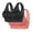 Red, variant on Bralettes for Women Lace Bralettes for Women Plus Size 2PCS Supportive Bras Wirefree Plunge Ultra Light Full Coverage Bras Solid Hollow Out Underwear for Ladies Hiking XXXL Pink