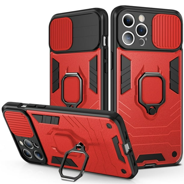 Funda de teléfono armadura de protección de cámara para iPhone 13 14 Pro Max 12 11 XR XS Max 7 8 Plus 13 funda trasera a prueba de golpes Tan Jianjun unisex