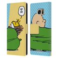 thumbnail image 1 of Head Case Designs Officially Licensed Peanuts Halfs And Laughs Charlie & Woodstock Nap Leather Book Wallet Case Cover Compatible with Samsung Galaxy S7 edge, 1 of 6