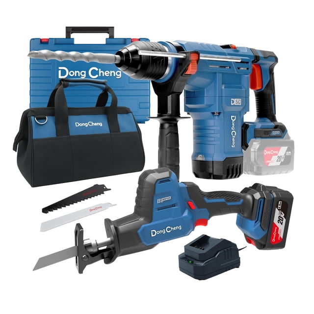 Taladro Perforador Cincelador 1000w Dongcheng + Sierra Sable