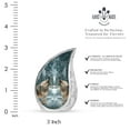 thumbnail image 2 of SUBSH Wolf Howling Cremation Urns For Women - Urn For Son - Urns For Ashes Adult Female Mom - Pack Of 2 - Small Urns - Ashes Keepsake - Burial Urns - Small Urn For Human Ashes, 2 of 2