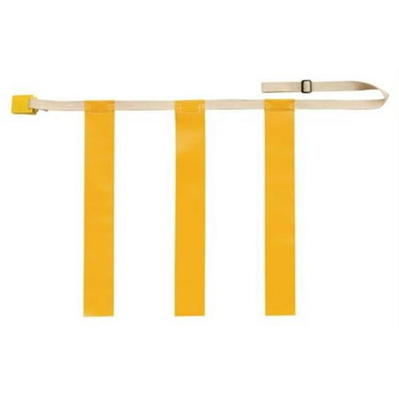 Triple Threat Flag Football Belts - Olympia Sports FB630P Triple Threat Flag Football Belt - Medium - Yellow