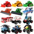 thumbnail image 2 of Camión bulldozer Matador de aleación Disney Pixar Cars Rhapsody, modelo de coche de metal fundido a presión 1:55, juguete para regalo de cumpleaños para niños, 2 of 5