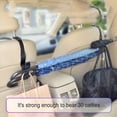 thumbnail image 4 of Scienceny 1 par de ganchos traseros de asiento de coche ABS, reemplazo portátil, bolsa de compras interna modificada, accesorios de suspensión Type2 NO2, 4 of 6